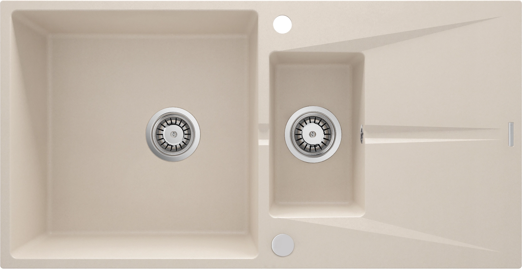 Zlewozmywak Deante Corio ZRC_5513 Granitowy Beżowy