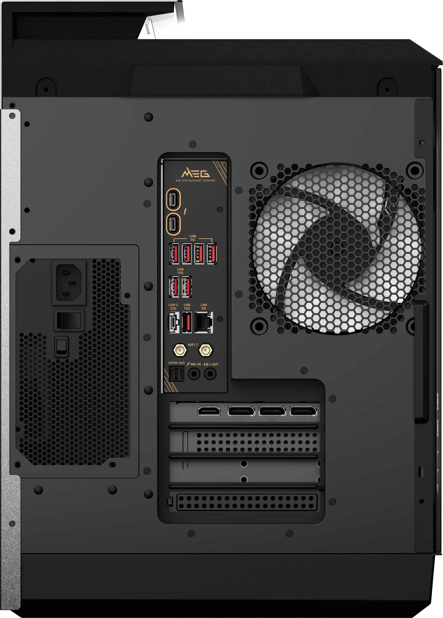 Komputer gamingowy MSI MEG Vision X AI 2nd 2NVV7-004EU Ultra 7 265K 32GB RAM 2TB Dysk SSD RTX5080 Win11