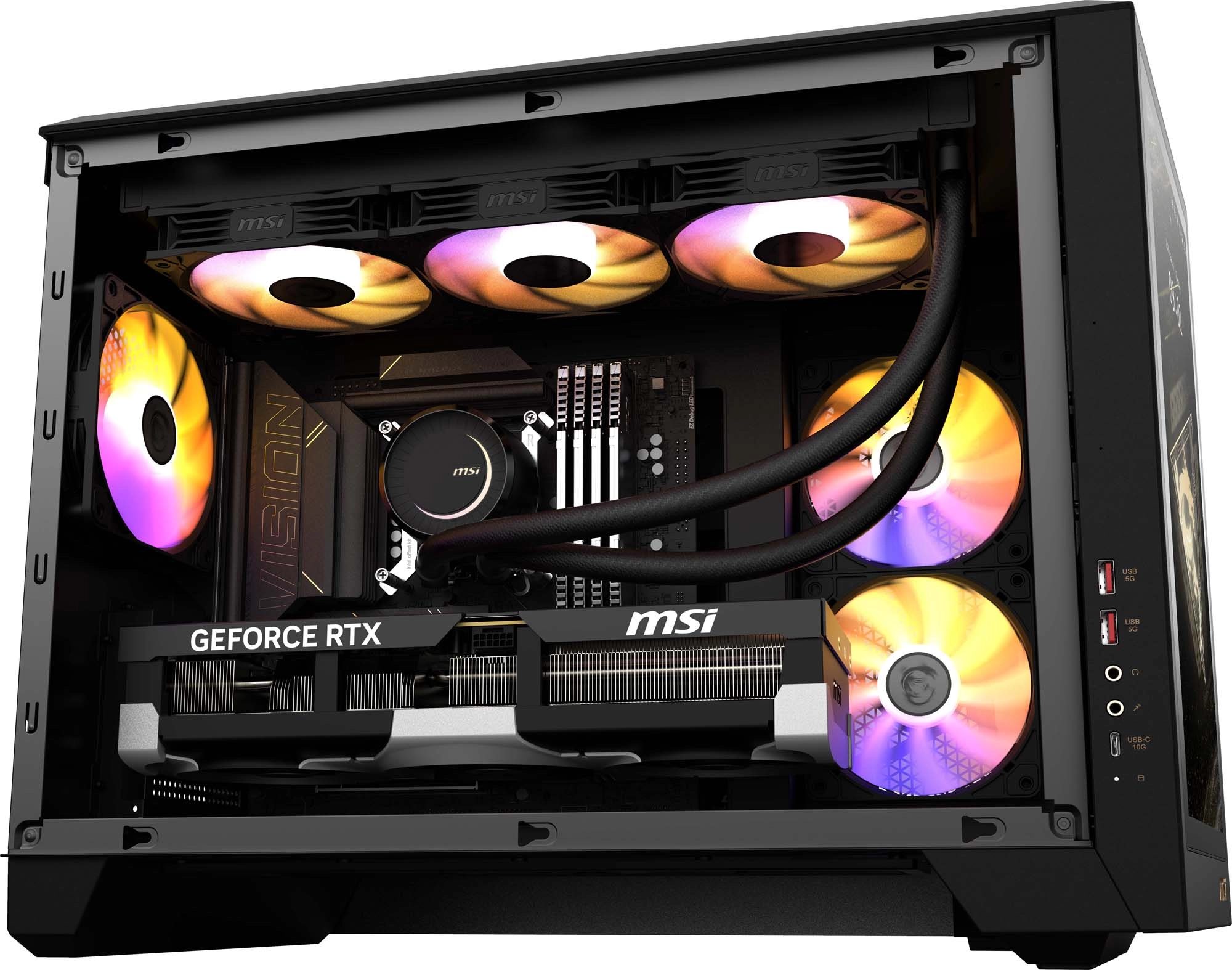 Komputer gamingowy MSI MEG Vision X AI 2nd 2NVV7-004EU Ultra 7 265K 32GB RAM 2TB Dysk SSD RTX5080 Win11