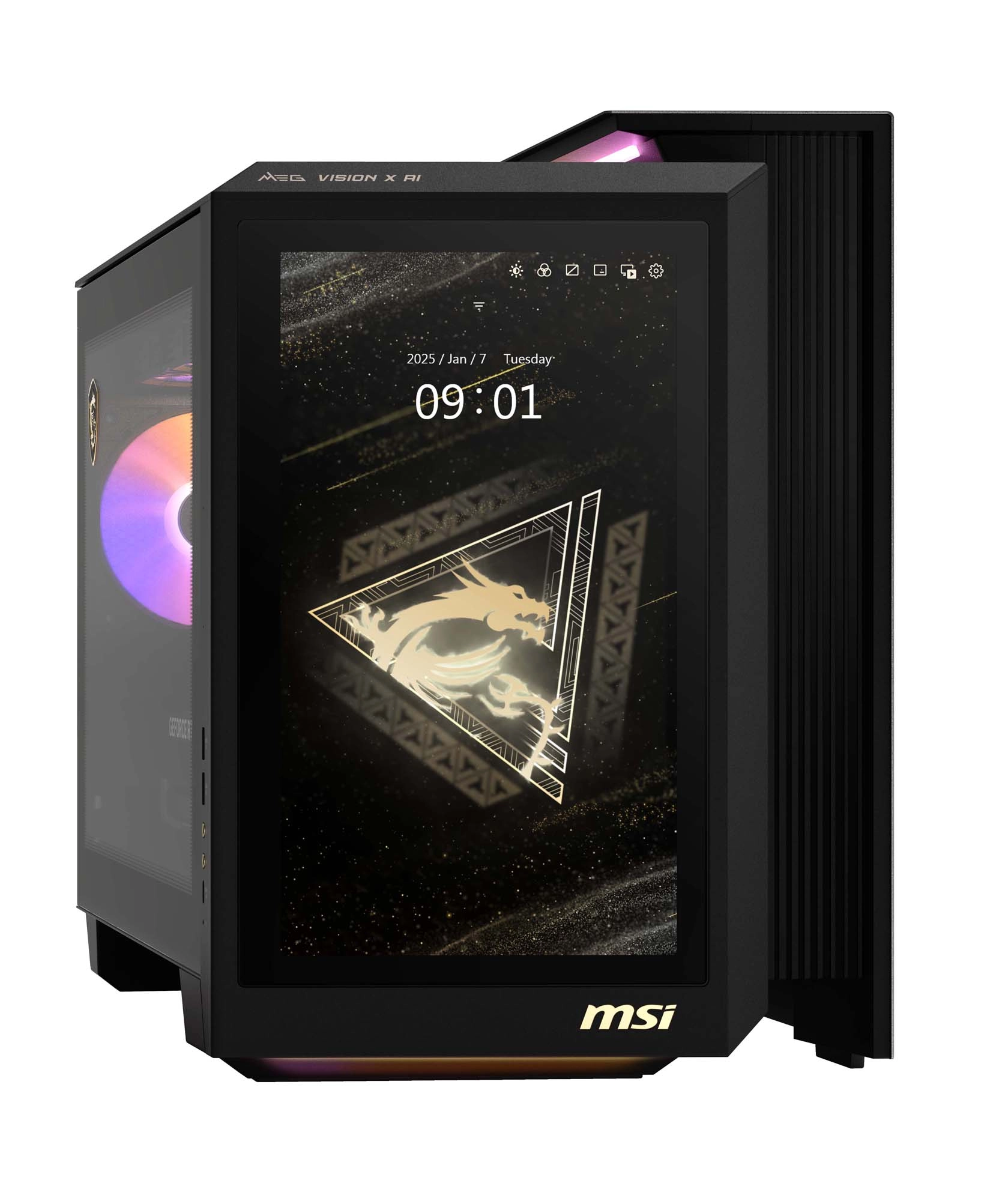 Komputer gamingowy MSI MEG Vision X AI 2nd 2NVV7-004EU Ultra 7 265K 32GB RAM 2TB Dysk SSD RTX5080 Win11