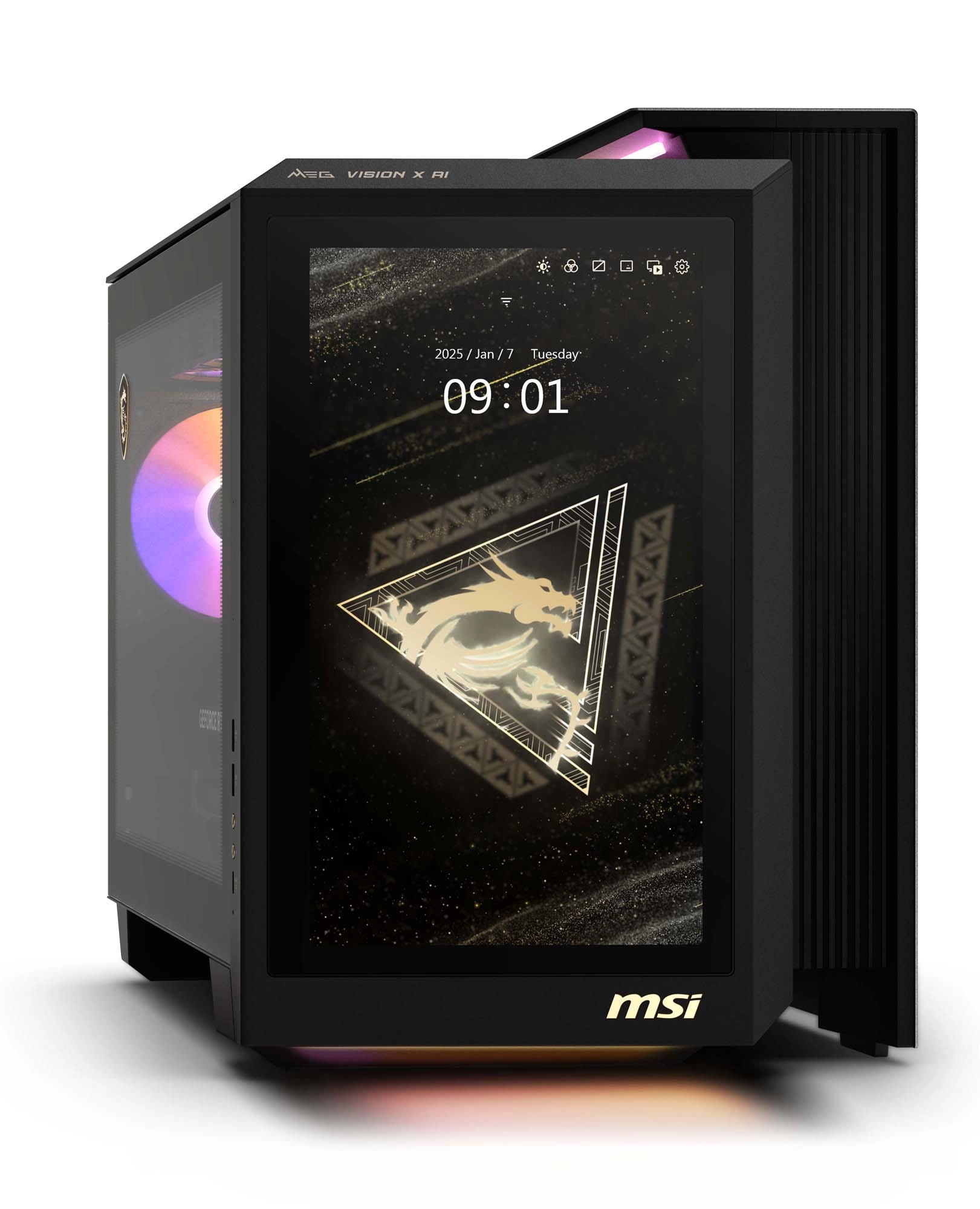 Komputer gamingowy MSI MEG Vision X AI 2nd 2NVV7-004EU Ultra 7 265K 32GB RAM 2TB Dysk SSD RTX5080 Win11