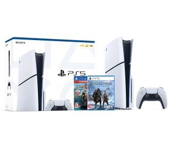 Konsola Sony PlayStation 5 Slim D Chassis (PS5) 1TB z napędem + God of War + God of War Ragnarok