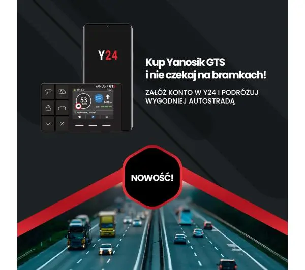 YANBOX Yanosik GTR + 2 lata abonamentu - Kup na Raty - RRSO 0%