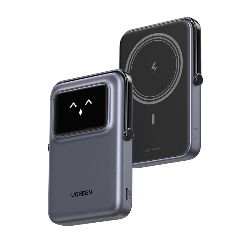 Powerbank UGREEN UNO PB572 Magnetyczny 10000mAh Qi 7,5W Szary