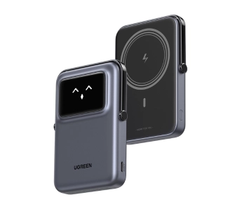 Powerbank UGREEN UNO PB572 Magnetyczny 10000mAh Qi 7,5W Szary