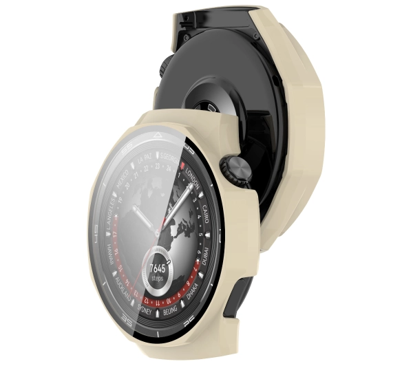 Bizon ze szkłem do Huawei Watch GT5 Pro 46 mm beżowy