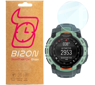 Szkło hartowane Bizon Watch Clear do Garmin Instinct 3 45 mm