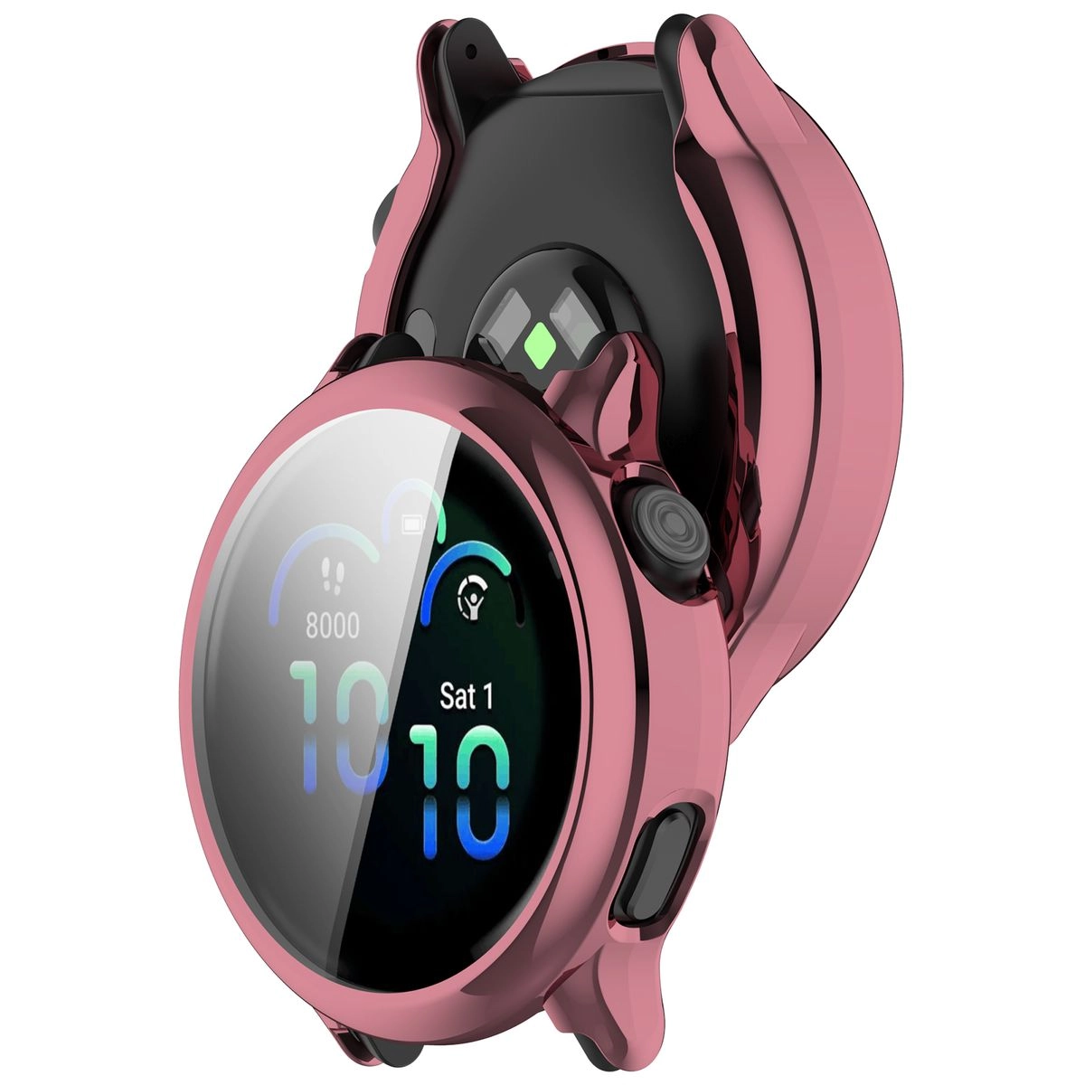Nakładka na tarczę Bizon Felipe do Garmin Vivoactive 6 różowy