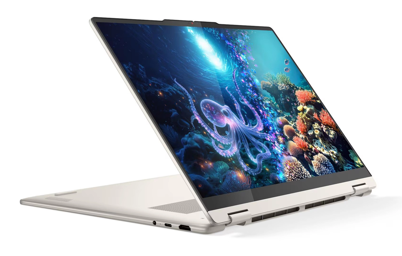 Laptop Lenovo Yoga 7 2-in-1 16AKP10 OLED 16" 120Hz Ryzen AI 7 350 16GB RAM 512GB Dysk SSD Win11 Beżowy