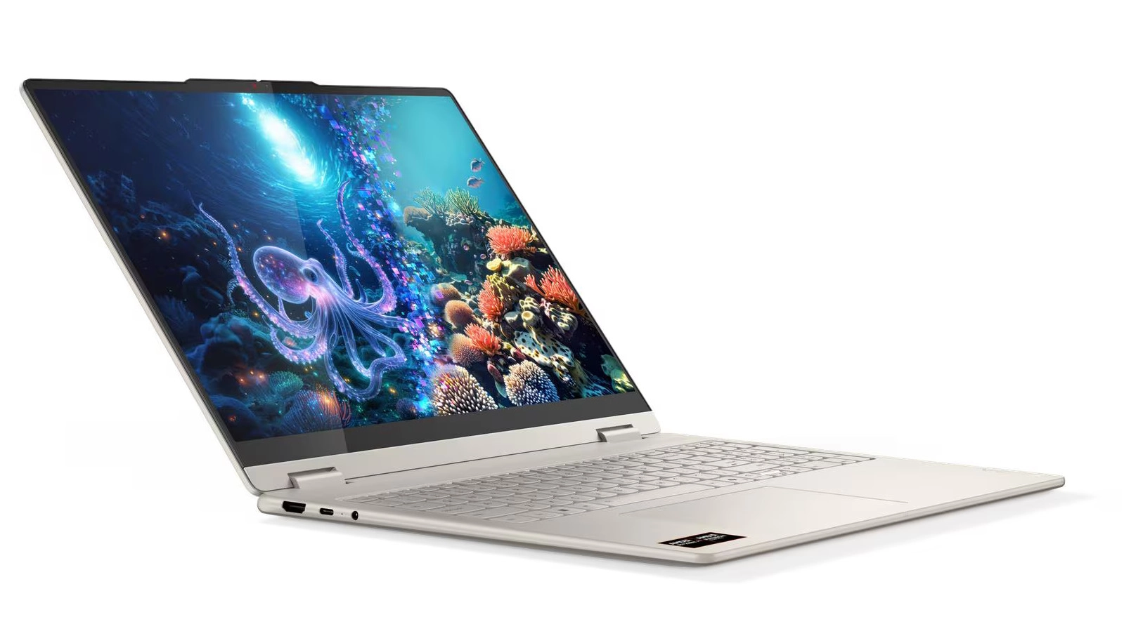 Laptop Lenovo Yoga 7 2-in-1 16AKP10 OLED 16" 120Hz Ryzen AI 7 350 16GB RAM 512GB Dysk SSD Win11 Beżowy