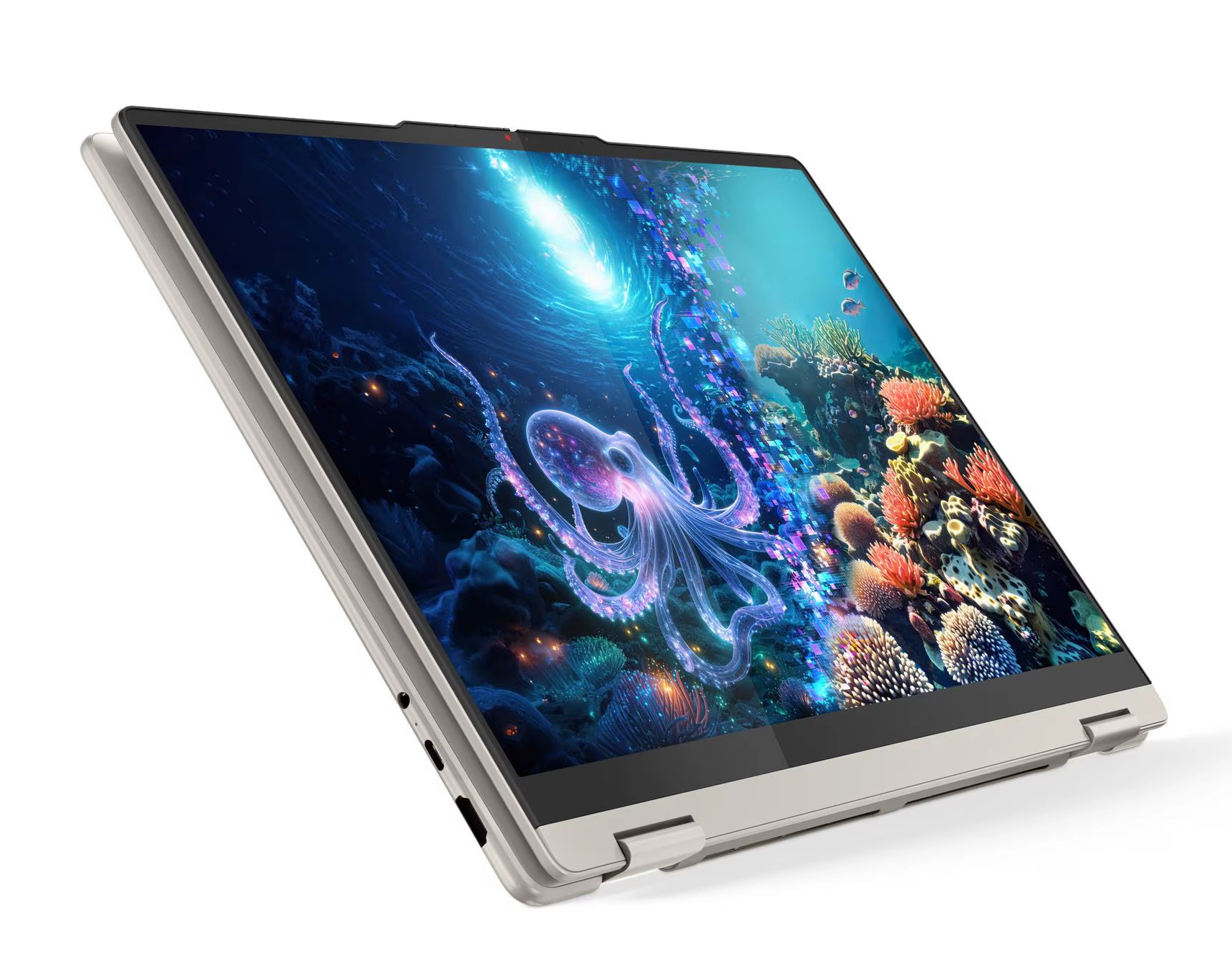 Laptop Lenovo Yoga 7 2-in-1 16AKP10 OLED 16" 120Hz Ryzen AI 7 350 16GB RAM 512GB Dysk SSD Win11 Beżowy