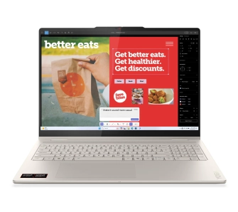 Laptop 2w1 Lenovo Yoga 7 2-in-1 16AKP10 OLED 16" 120Hz Ryzen AI 7 350 16GB RAM 512GB Dysk SSD Win11 Beżowy