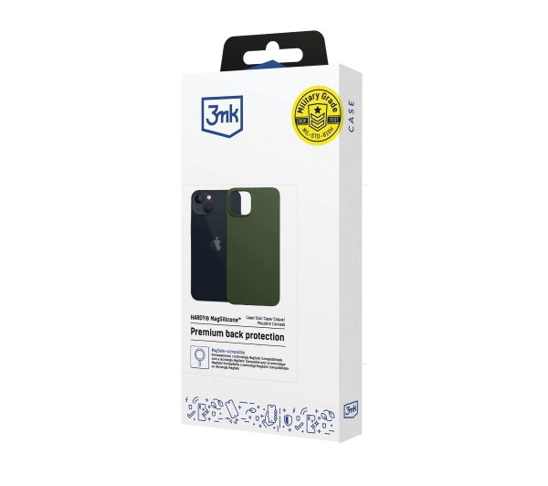 3mk Hardy MagSilicone Alpine Green do iPhone 15 Plus