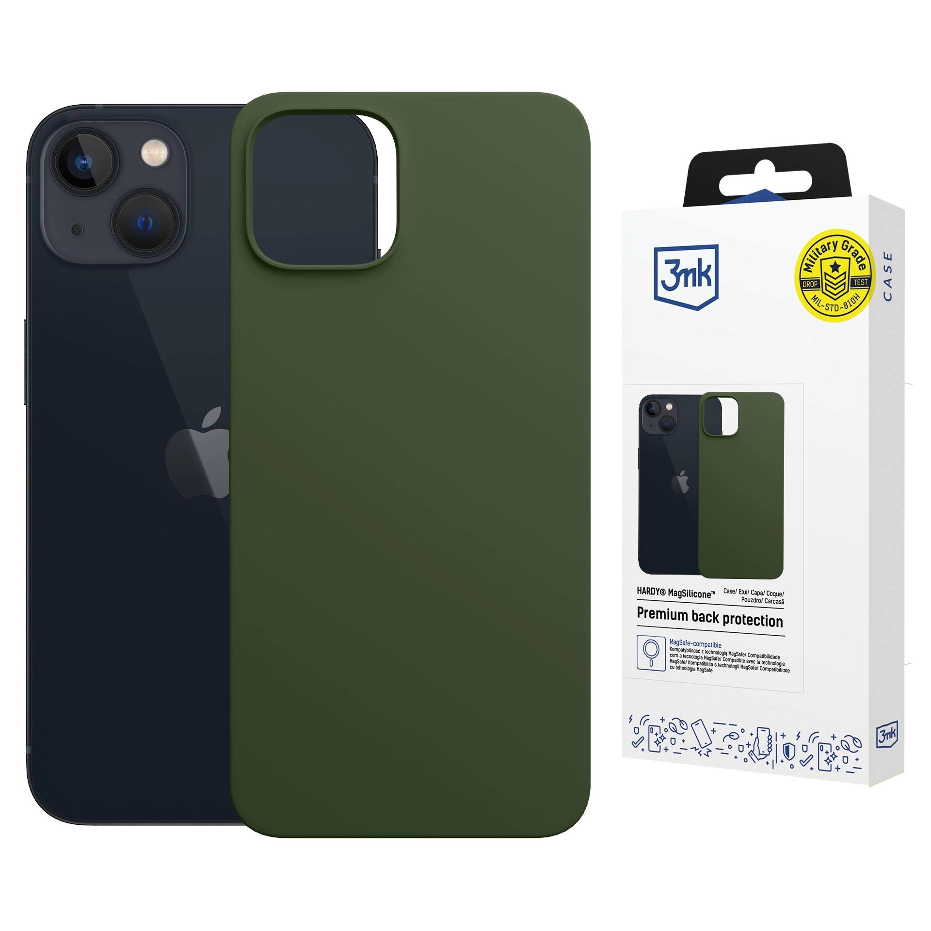 Etui 3mk Hardy MagSilicone Alpine Green do iPhone 15 Plus