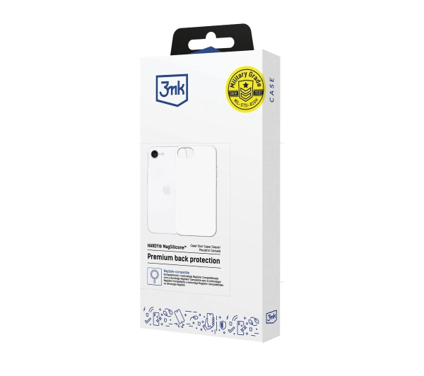 3mk Hardy MagSilicone White do iPhone 16E