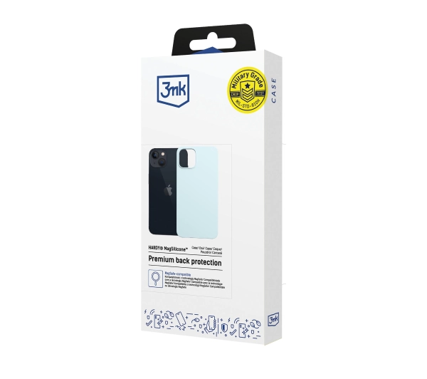 3mk Hardy MagSilicone Blue do iPhone 15