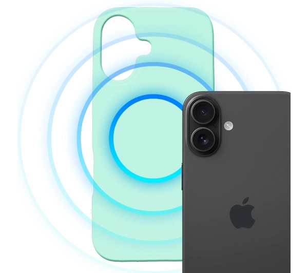 3mk Hardy MagSilicone Teal do iPhone 16 Turkusowy