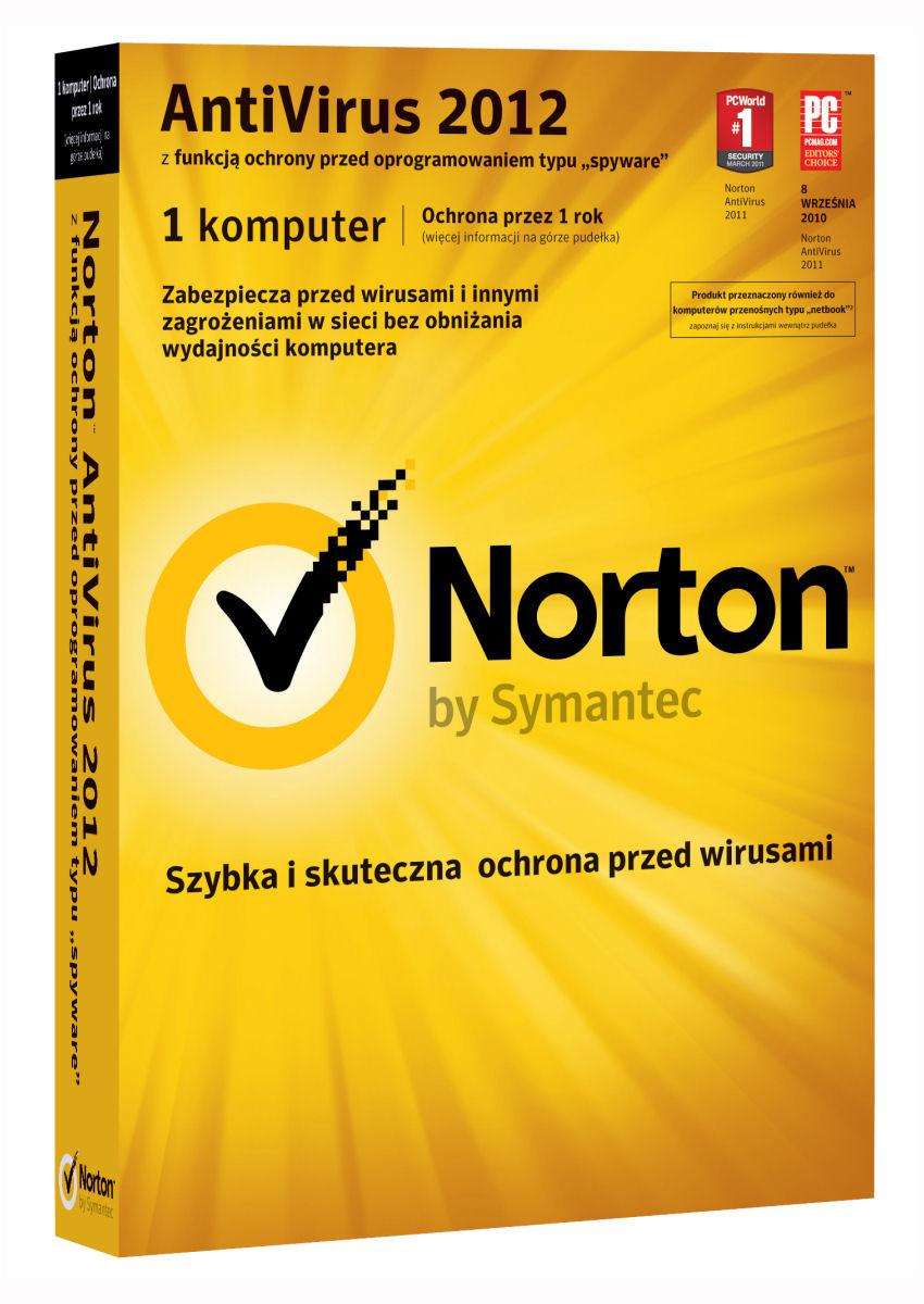 Symantec Norton Antivirus 2012 PL 1stan/12m-c