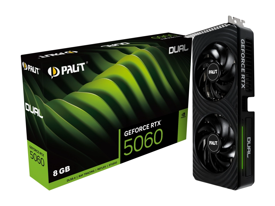 Karta graficzna Palit GeForce RTX 5060 Dual 8GB GDDR7 128bit DLSS 4