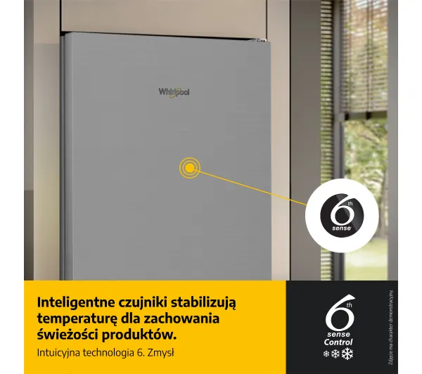 Whirlpool WPC 82I XP2 Pełen No Frost 203,5cm Komora świeżości Inox - Kup na Raty - RRSO 0%
