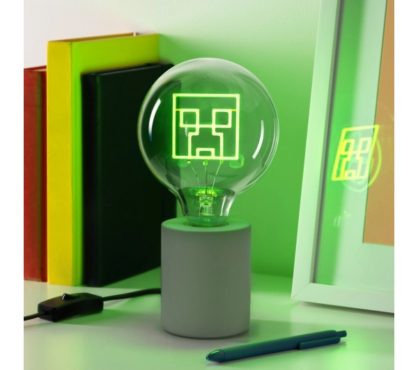Paladone LED Neon Bulb Lamp Minecraft Creeper