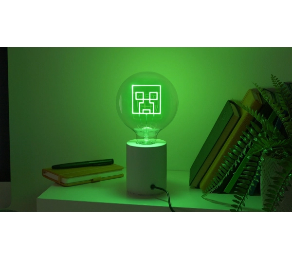 Paladone LED Neon Bulb Lamp Minecraft Creeper
