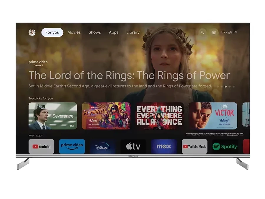 Telewizor Strong SRT 55UF8733 55"QLED 4K Google TV Dolby Atmos DVB-T2