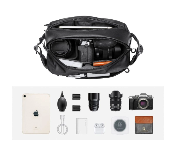 K&F Alpha Sling Bag 10 L Czarny