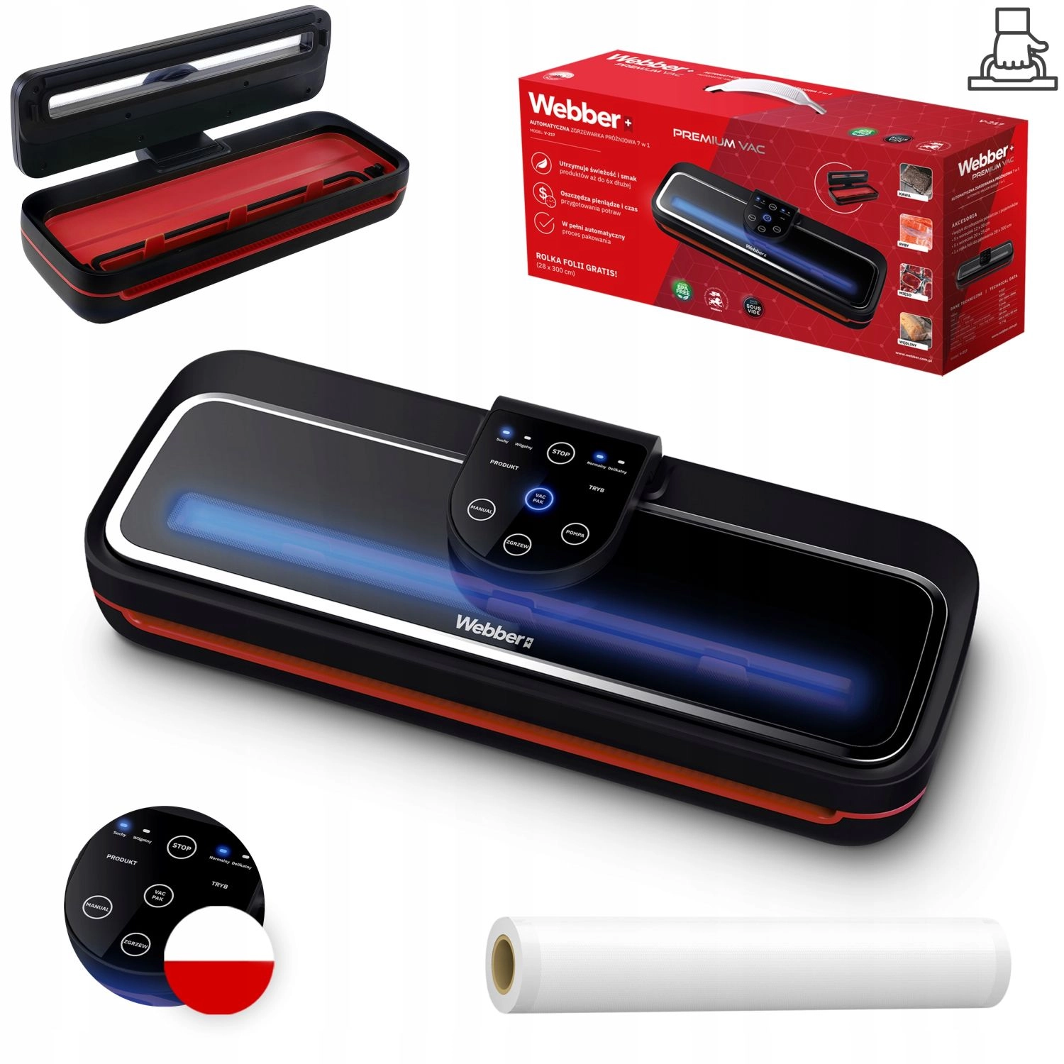 Zgrzewarka próżniowa Webber V-217