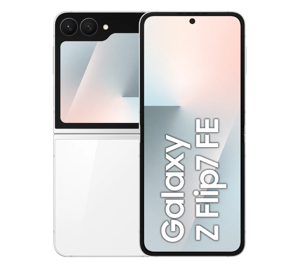 Samsung Galaxy Z Flip7 FE 8/256GB Funkcje AI 6,7/3,4" 50Mpix Biały - Kup na Raty - RRSO 0%