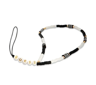 Guess Heishi Beads Czarno-biały