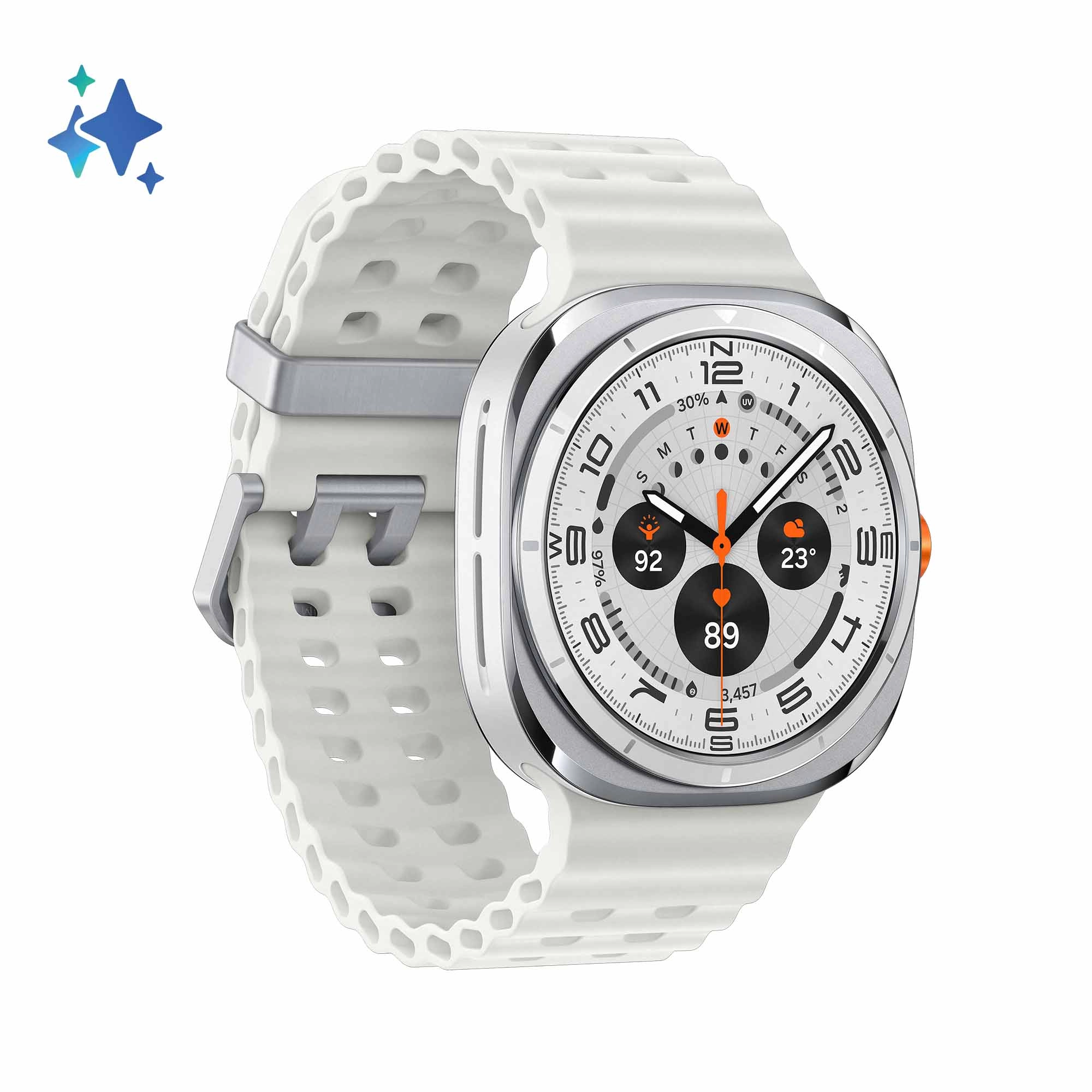 фото Смарт-годинник Samsung Galaxy Watch Ultra 2025 Titanium White (SM-L705FAW1)