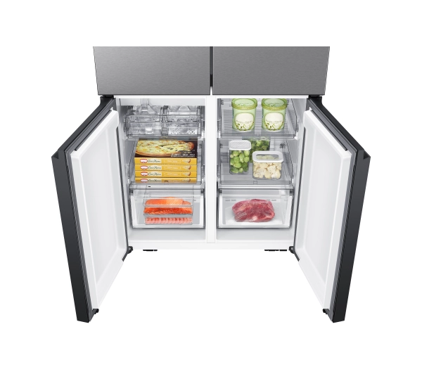 Samsung SBS do obudowy RM70F63NEREO Funkcje AI 185,3cm Zdalne sterowanie Stalowy - Kup na Raty - RRSO 0%