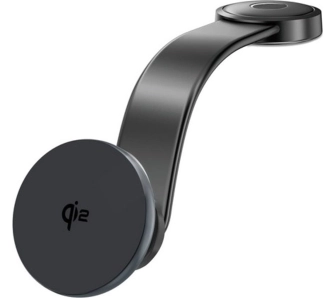 Ładowarka indukcyjna 4smarts 15W + ładowarka samochodowa Szary