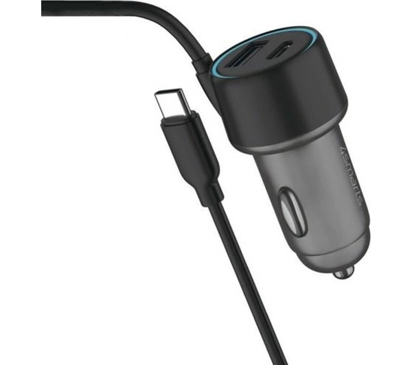 4smarts 15W + ładowarka samochodowa Szary