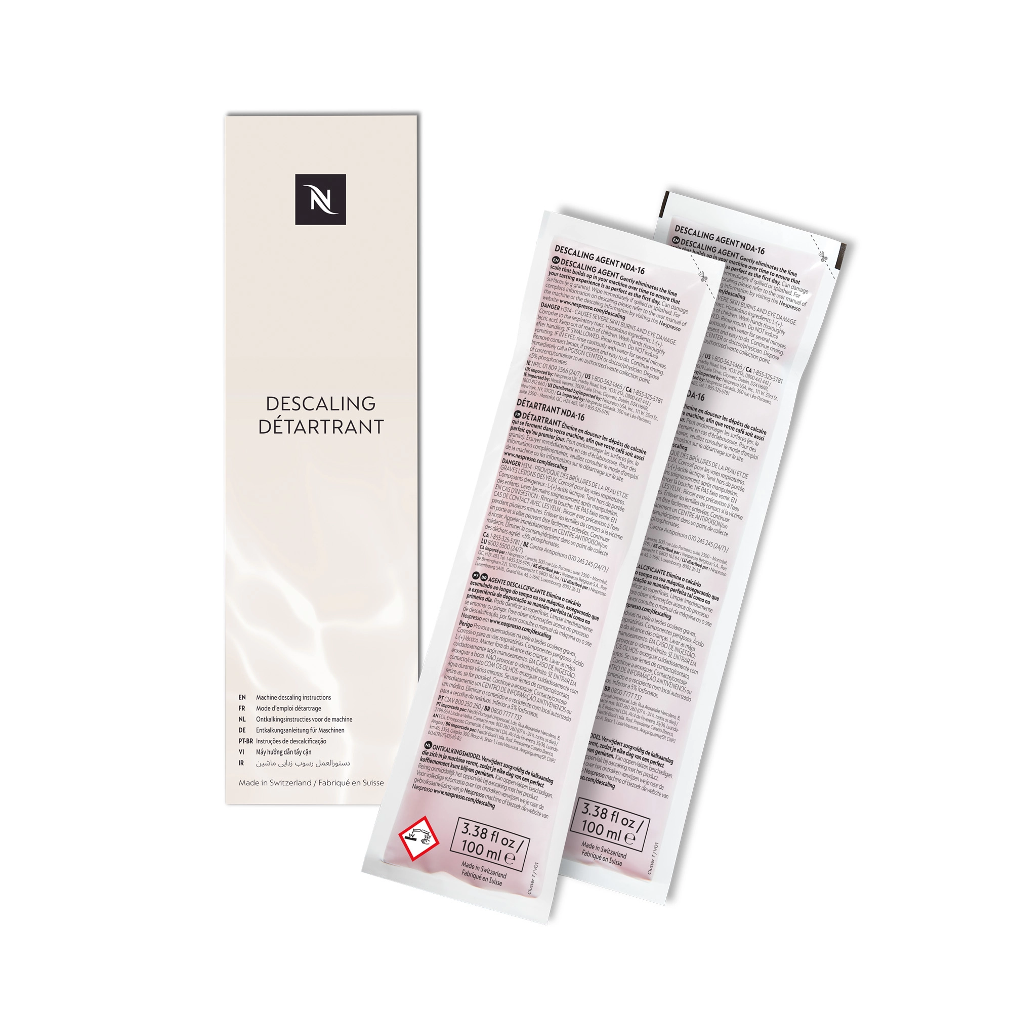 Odkamieniacz w płynie Nespresso Descaling 2x100ml