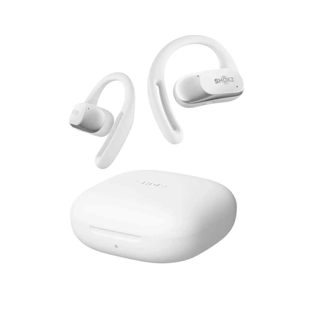 Słuchawki bezprzewodowe Shokz OpenFit Air Przewodnictwo powietrzne Bluetooth 5.2 Biały