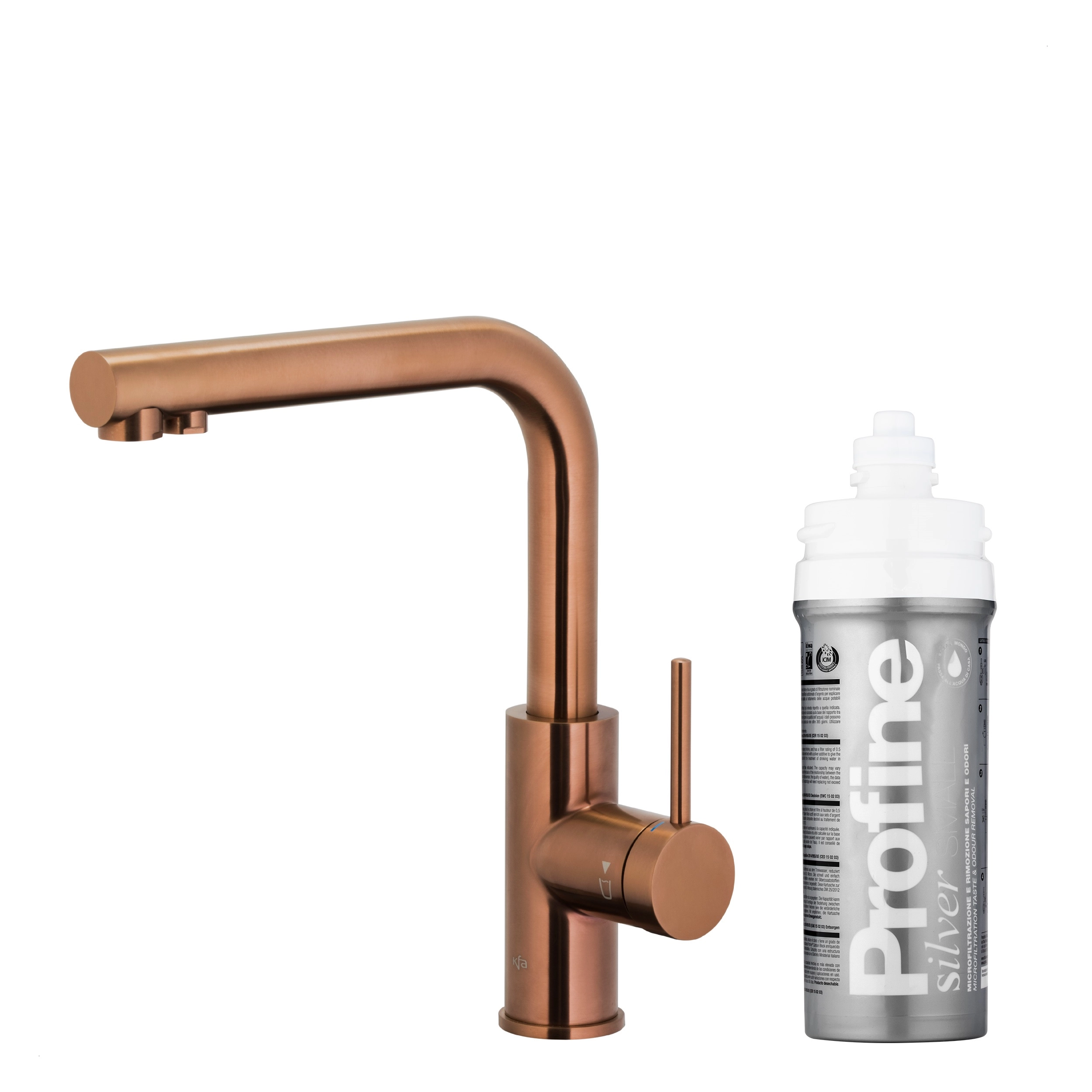 Bateria KFA Armatura Duero Pure Basic 6623-914-34 Miedziany Stal szlachetna