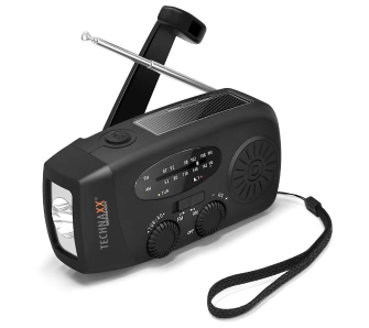 Radioodbiornik Technaxx TX-238 Radio FM Solarne Czarny