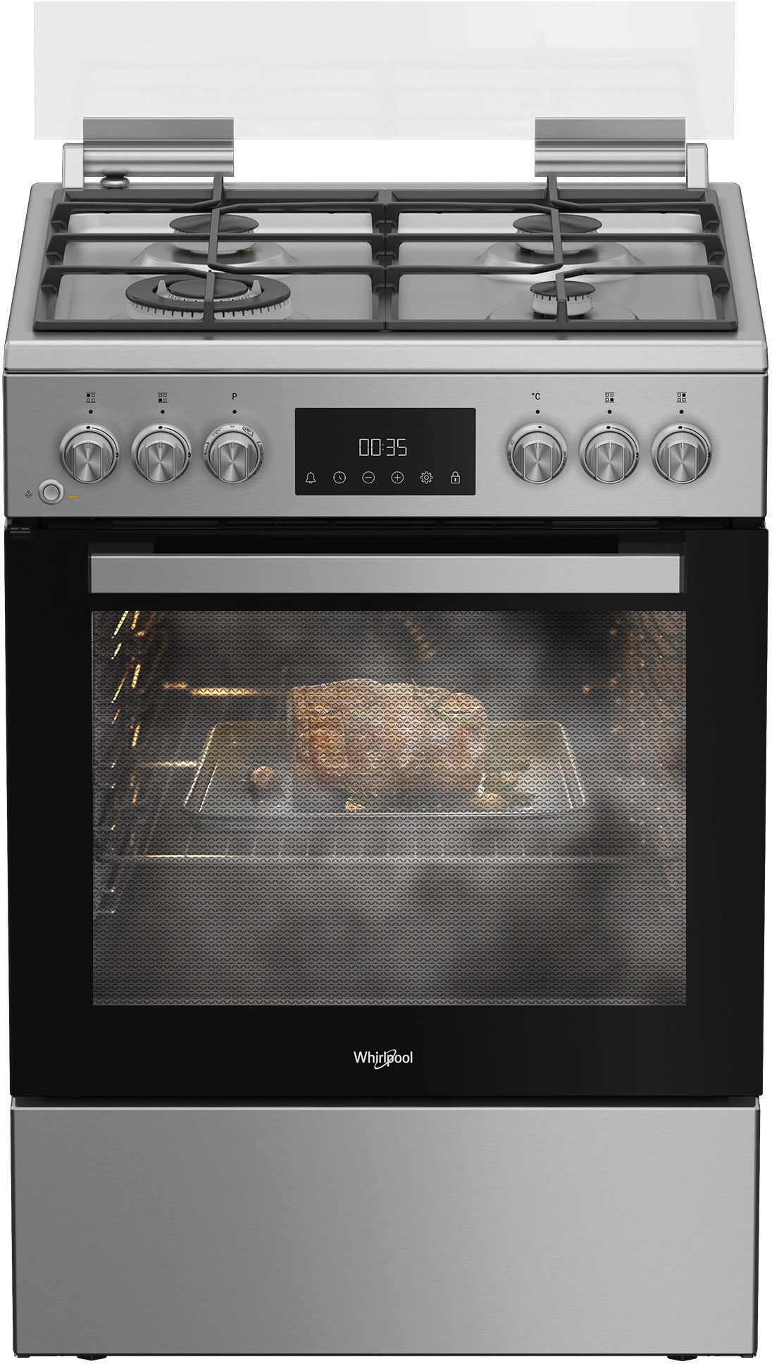 Kuchnia elektryczna Whirlpool W6G8LCSWX Steam+ Termoobieg