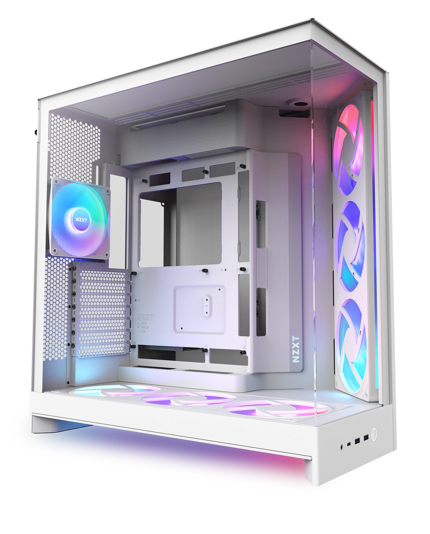 Obudowa NZXT H9 Flow RGB+ 2025 Biały