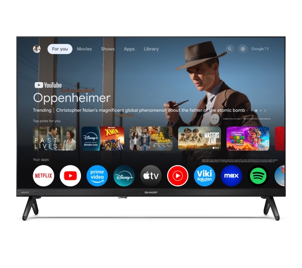Sharp 24HF2765E 24" HD Ready Google TV DVB-T2 - Kup na Raty - RRSO 0%