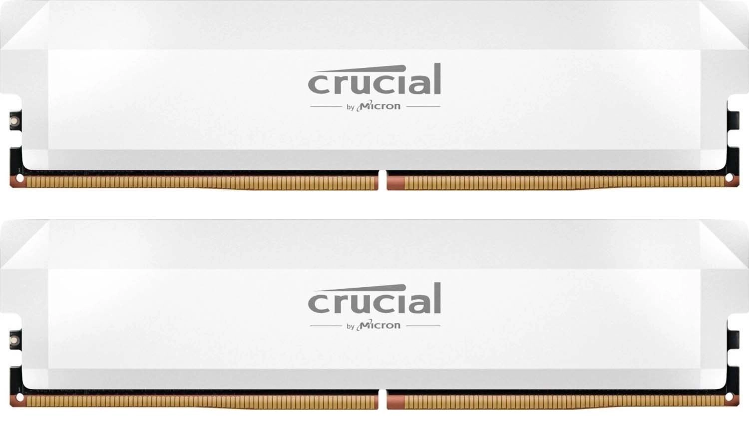 Pamięć RAM Crucial Pro Overclocking DDR5 64GB (2x32GB) 6000 CL40 Biały