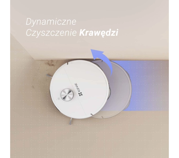 Ezviz RS20 Pro Funkcja mopowania Stacja oczyszczająca Tworzenie mapy pomieszczenia 65dB Biały AI - Kup na Raty - RRSO 0%