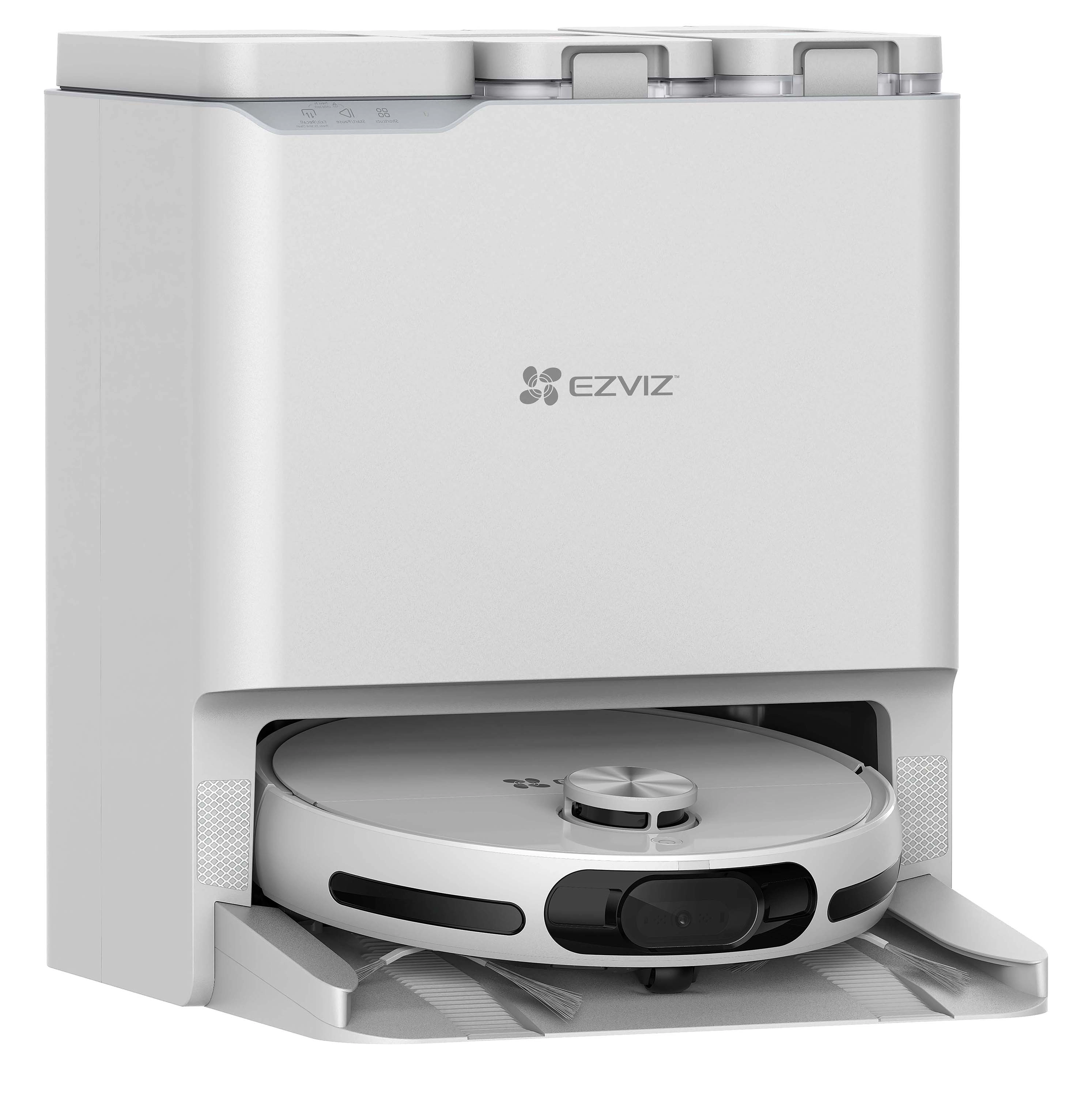 Robot sprzątający Ezviz RS20 Pro Funkcja mopowania Stacja oczyszczająca Tworzenie mapy pomieszczenia 65dB Biały AI