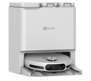 Ezviz RS20 Pro Funkcja mopowania Stacja oczyszczająca Tworzenie mapy pomieszczenia 65dB Biały AI - Kup na Raty - RRSO 0%