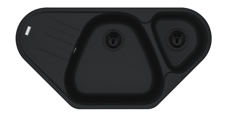 Zlewozmywak Franke Antea AZG 661-E Granitowy Czarny mat
