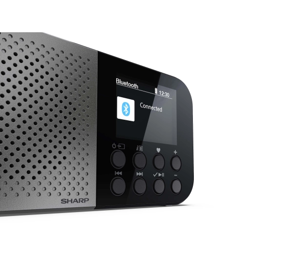 Sharp Osaka DR-P520(GY) Radio FM DAB+ Bluetooth Szary