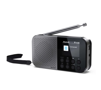 Radioodbiornik Sharp Osaka DR-P520(GY) Radio FM DAB+ Bluetooth Szary