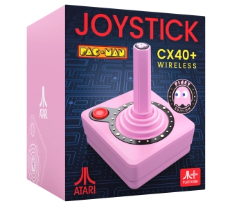 Joystick Atari CX40+ Pac-Man Edition do Atari 2600+ / 7800+ Bezprzewodowy Różowy